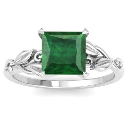 Emerald Ring: 1 1/2 Carat Emerald Ring