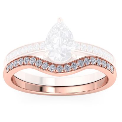 1/5 Carat Diamond Band 14K Rose Gold