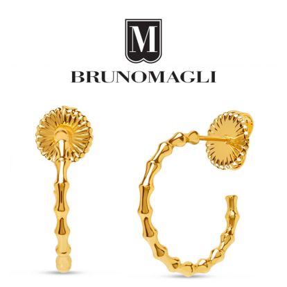 Bruno Magli Giulia Gold Hoop Earrings