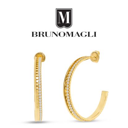 Bruno Magli Viviana Gold Hoop Earrings
