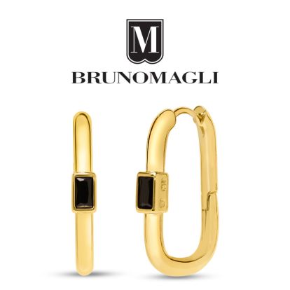 Bruno Magli Daniela Gold Earrings, Nera