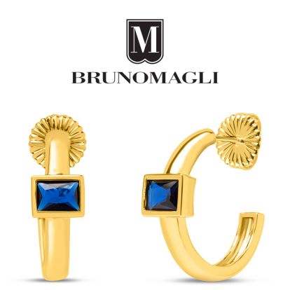 Bruno Magli Felecia Gold Earrings, Zaffiro