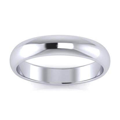 Estate Jewelry 925 Sterling Silver 4MM Wedding Band