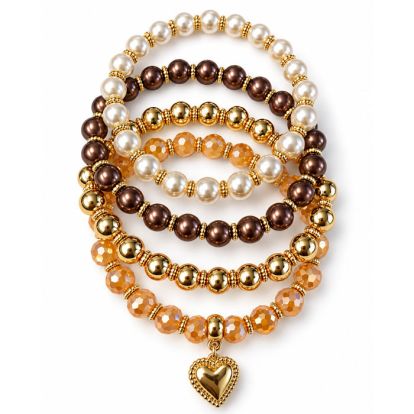 Draper James Signature Heart Beaded Set of 4
