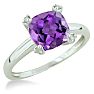 1.75 Amethyst and Diamond Ring
 Image-2