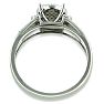 1/3ct Big Looking Round Center Diamond Engagement Ring Bridal Set Image-5