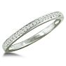 1/3ct Big Looking Round Center Diamond Engagement Ring Bridal Set Image-6