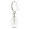 Pearl Drop Earrings With 8-9MM Freshwater Pearls Image-3