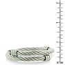 Women's Twisted Wire Stainless Steel Cuff Bracelet Image-6