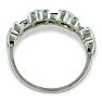 3/4ct Tanzanite And Diamond Ring In Sterling Silver, Size 5 Image-6