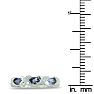 3/4ct Tanzanite And Diamond Ring In Sterling Silver, Size 5 Image-7