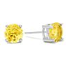 2ct Citrine Earrings in Sterling Silver Image-1