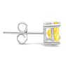2ct Citrine Earrings in Sterling Silver Image-2