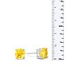 2ct Citrine Earrings in Sterling Silver Image-3