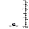 1ct Black Diamond Ring In Sterling Silver Image-4