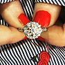 2 3/4 Carat Round Diamond Halo Engagement Ring in 14k White Gold Image-5