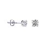 1/2 Carat Diamond Stud Earrings In Platinum Image-1