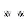 1/2 Carat Diamond Stud Earrings In Platinum Image-2