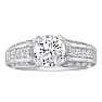 Hansa 2 3/4ct Diamond Round Engagement Ring in 14k White Gold, H-I, SI2-I1, Available Ring Sizes 4-9.5 Image-1