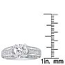 Hansa 2 3/4ct Diamond Round Engagement Ring in 14k White Gold, H-I, SI2-I1, Available Ring Sizes 4-9.5 Image-4