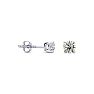 1/4 Carat Diamond Stud Earrings In Platinum Image-1