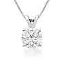 .85ct 14k White Gold Diamond Pendant Image-1