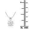 .85ct 14k White Gold Diamond Pendant Image-4