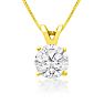 .85ct 14k Yellow Gold Diamond Pendant