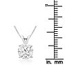 1.50ct 14k White Gold Diamond Pendant, 2 Stars Image-4