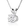 Fine 1.50ct 14k White Gold Diamond Pendant, Lowest Price Ever. Image-2