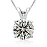 2ct Diamond Pendant in 14k White Gold
 Image-1