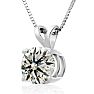 2ct Diamond Pendant in 14k White Gold
 Image-2