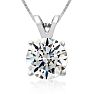 Fine 2.00ct 14k White Gold Diamond Pendant, Lowest Price Ever. Image-1