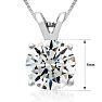 Fine 2.00ct 14k White Gold Diamond Pendant, Lowest Price Ever. Image-4