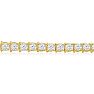 11 Carat Diamond Tennis Bracelet In 14 Karat Yellow Gold, 7 Inches Image-2