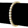 11 Carat Diamond Tennis Bracelet In 14 Karat Yellow Gold, 7 Inches Image-4