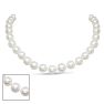 16 inch 10mm AA Pearl Necklace With 14K Yellow Gold Clasp Image-1