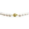 16 inch 10mm AA Pearl Necklace With 14K Yellow Gold Clasp Image-4