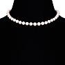 16 inch 8mm AA Pearl Necklace With 14K Yellow Gold Clasp Image-6