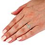 Cheap Engagement Rings, 1/4 Carat Pear Shape Diamond Solitaire Ring In 14K Yellow Gold Image-4