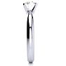 1 Carat Diamond Engagement Ring In Platinum Image-3