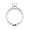 3/4 Carat Princess Diamond Solitaire Engagement Ring In Platinum Image-3