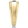 1/4ct Oval Amethyst Men's Ring Crafted In Solid Yellow Gold Image-3
