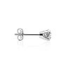 1 Carat Diamond Stud Earrings In 14 Karat White Gold Image-2