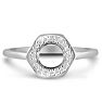 Bolt Ring With Diamonds Crafted In Solid Sterling Silver Image-1