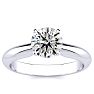 1 1/4 Carat Diamond Solitaire Engagement Ring In 14K White Gold Image-1
