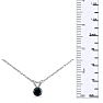 1/4ct Black Diamond Pendant in Sterling Silver. Incredible Deal On A Mysterious Black Diamond! Free 18 Inch Chain!
 Image-4