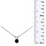 1/4ct Black Diamond Pendant in Sterling Silver. Incredible Deal On A Mysterious Black Diamond! Free 18 Inch Chain!
 Image-4