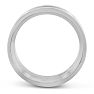 9 MM Grooved Men's Titanium Ring Wedding Band Image-3