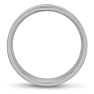 8 MM Brushed Finish Men's Titanium Ring Wedding Band Image-3
